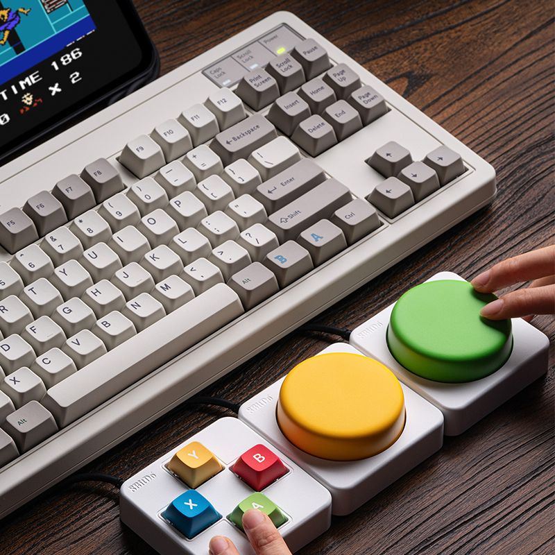 8BitDo Keyboard Extensions - Super Buttons Super ABXY Super Stick - Keyboard Extension Design for Compatible Models