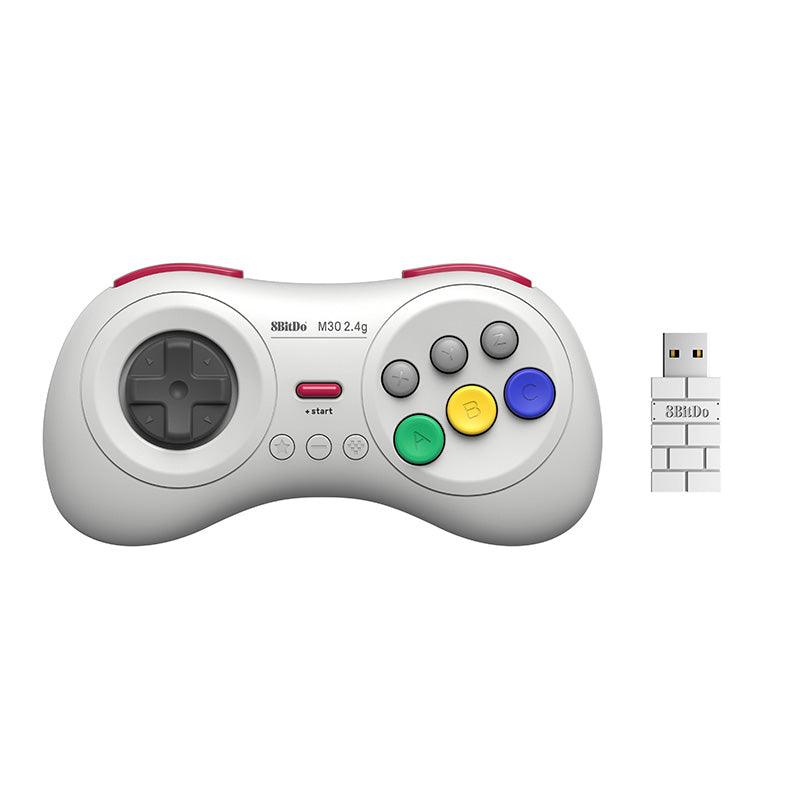 8BitDo M30 2.4G Controller for Sega Genesis Mini & Mega Drive Mini - Controller Design for Streamlined Gaming Sessions