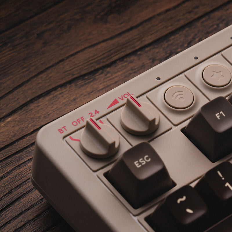8BitDo Retro Mechanical Keyboard - Keyboard Edition with Practical Mechanical Controls