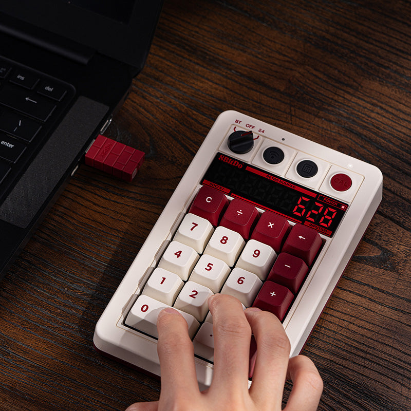 8BitDo Retro 18 Mechanical Numpad - Keyboard Edition with Practical Mechanical Controls