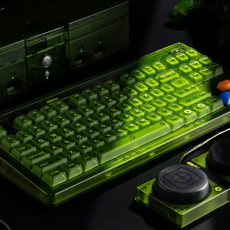 8BitDo Retro 87 Mechanical Keyboard - Xbox Edition - Keyboard Edition with Practical Mechanical Controls