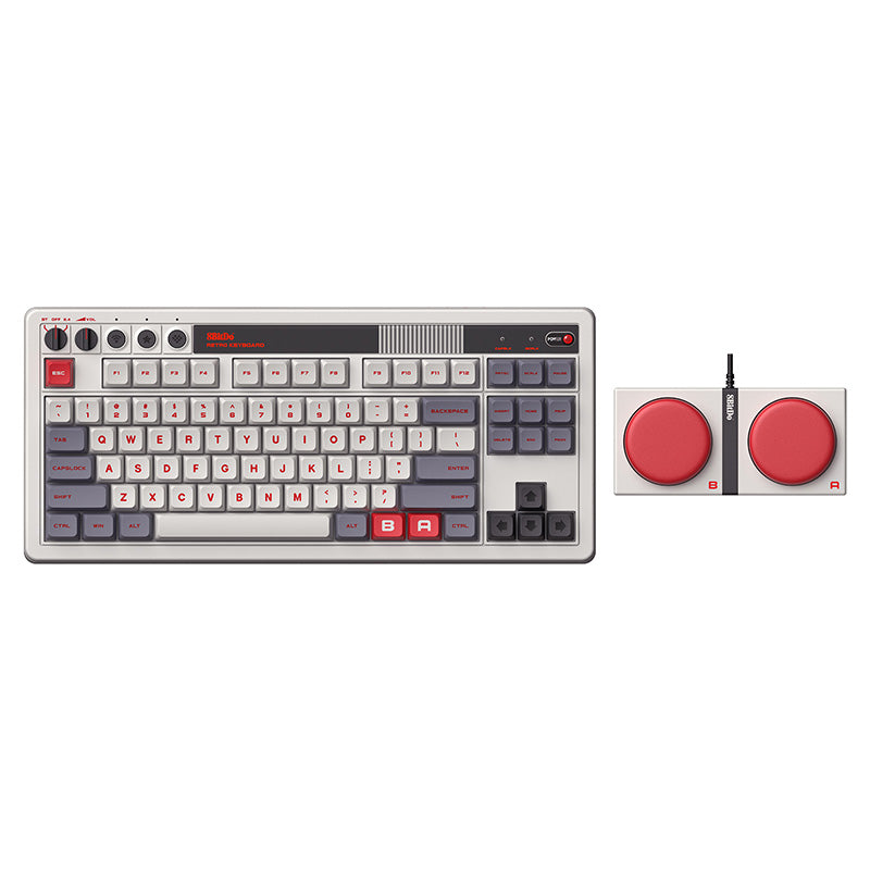 8BitDo Retro Mechanical Keyboard - Keyboard Edition with Practical Mechanical Controls