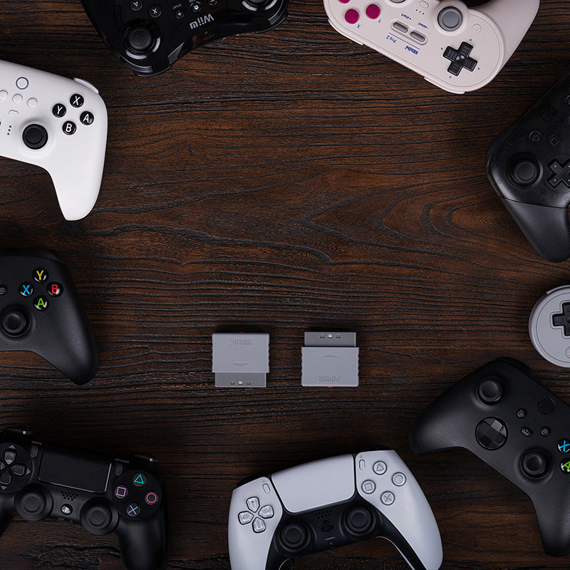 8BitDo Retro Receiver for PS1 PS2 - Adapter Design for Flexible Gaming Connections