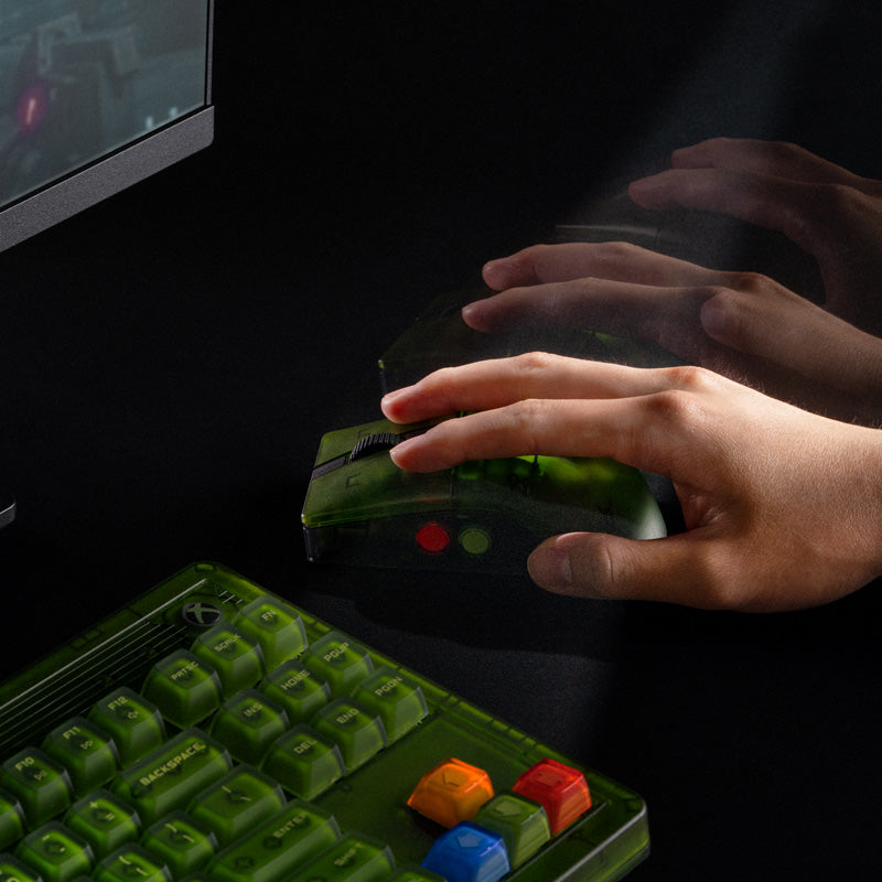 8BitDo Retro R8 Mouse - Xbox Edition - Mouse Design for Practical Daily Control