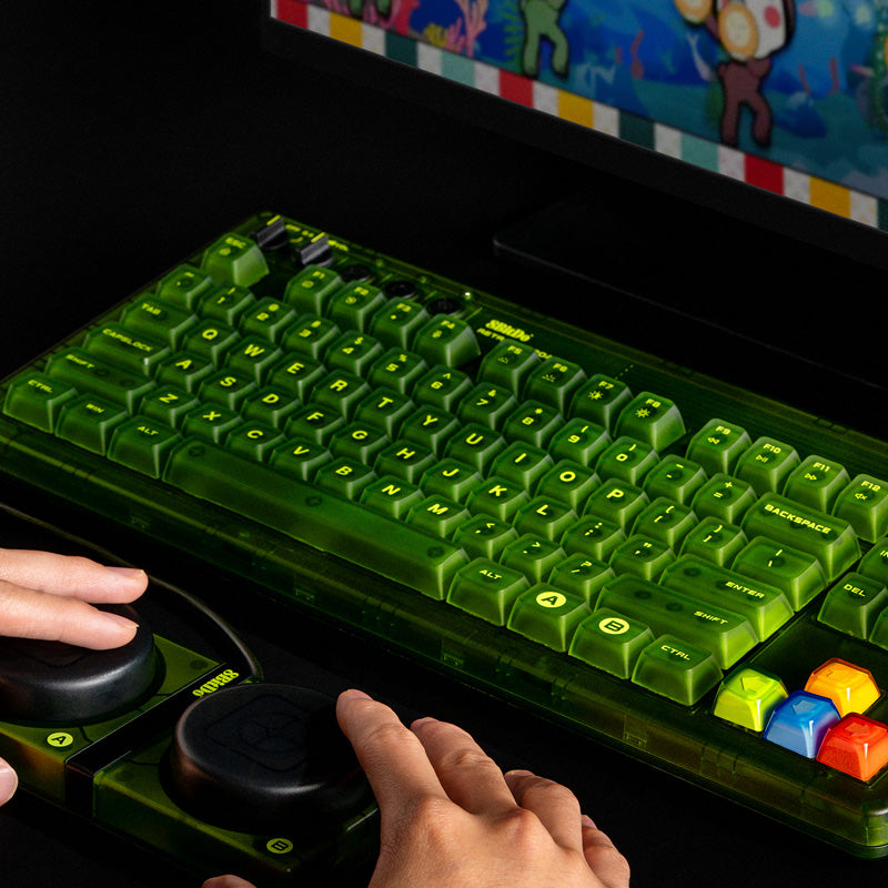 8BitDo Retro 87 Mechanical Keyboard - Xbox Edition - Keyboard Edition with Practical Mechanical Controls