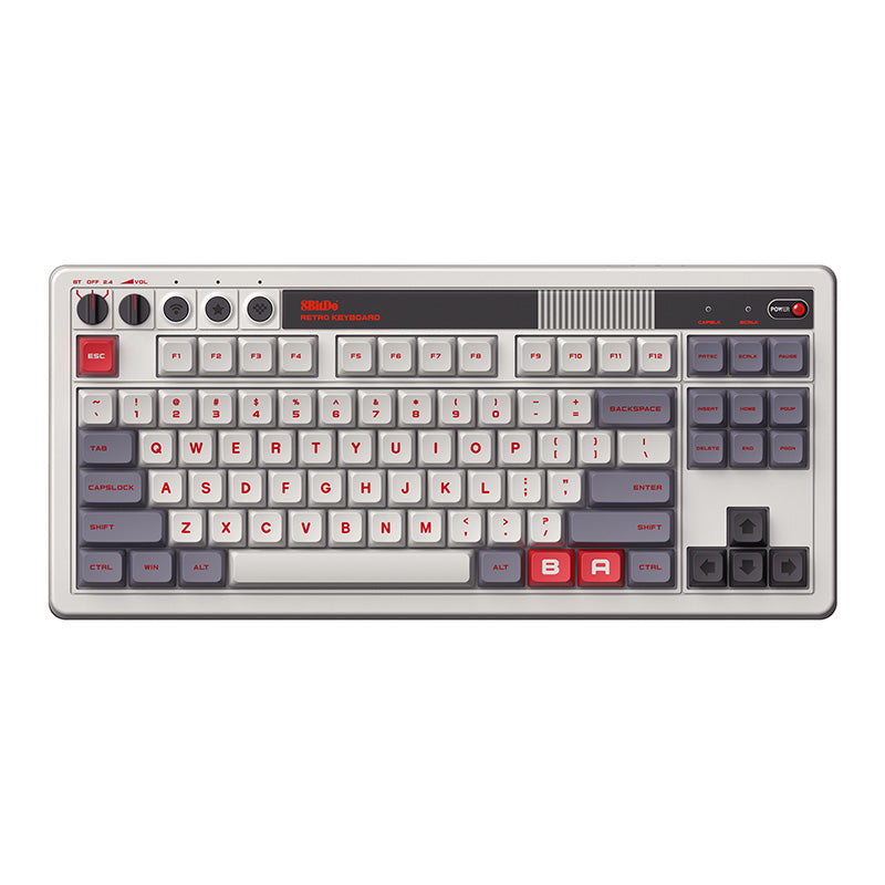 8BitDo Retro Mechanical Keyboard - Keyboard Edition with Practical Mechanical Controls