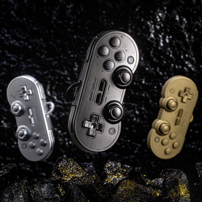 8BitDo SN30 Pro - Space Gray Limited Edition - Controller Design for Streamlined Gaming Sessions