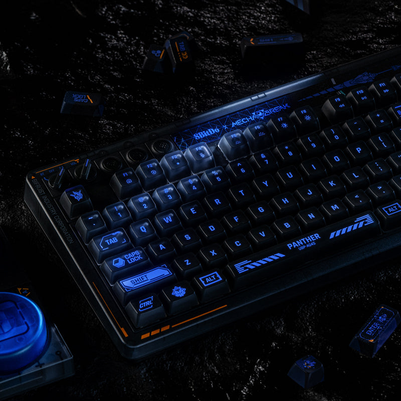 8BitDo Retro 87 Mechanical Keyboard - Mecha BREAK - Keyboard Edition with Practical Mechanical Controls