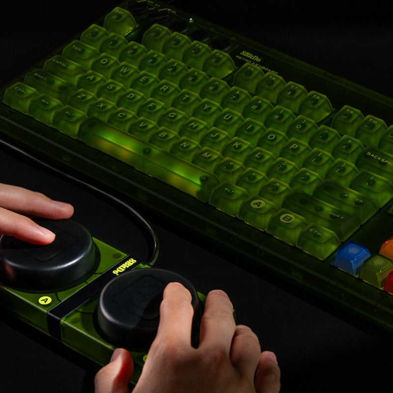 8BitDo Retro 87 Mechanical Keyboard - Xbox Edition - Keyboard Edition with Practical Mechanical Controls