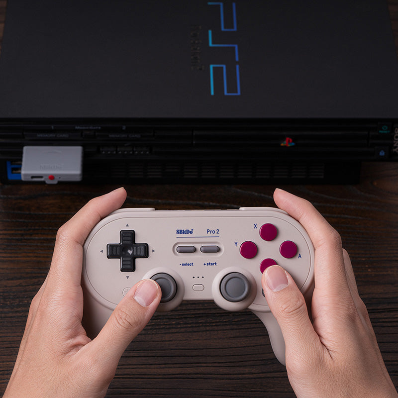 8BitDo Retro Receiver for PS1 PS2 - Adapter Design for Flexible Gaming Connections