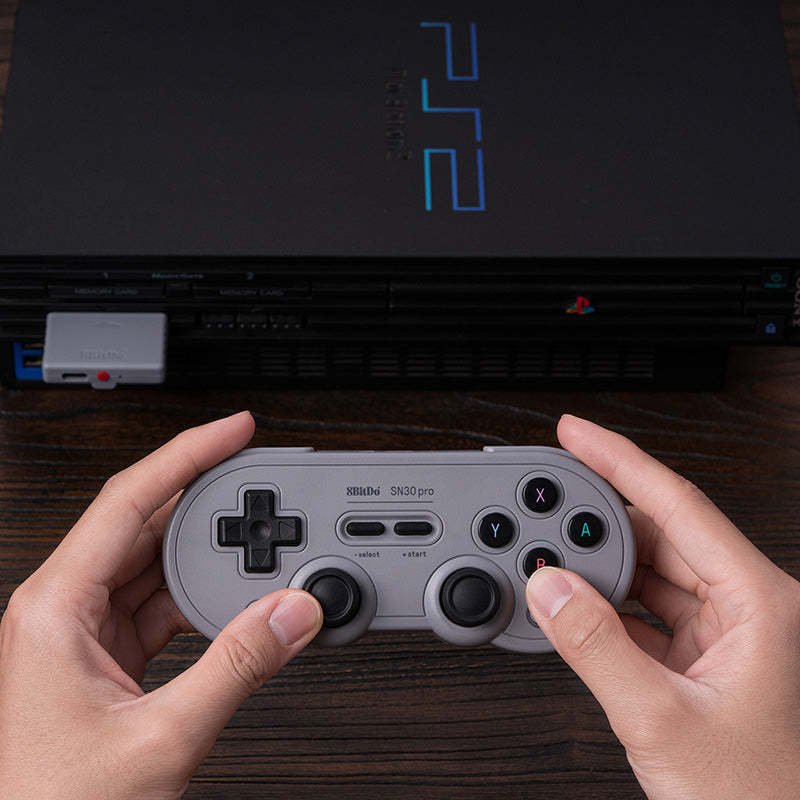 8BitDo Retro Receiver for PS1 PS2 - Adapter Design for Flexible Gaming Connections