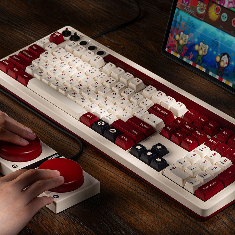 8BitDo Retro 108 Mechanical Keyboard - Keyboard Edition with Practical Mechanical Controls