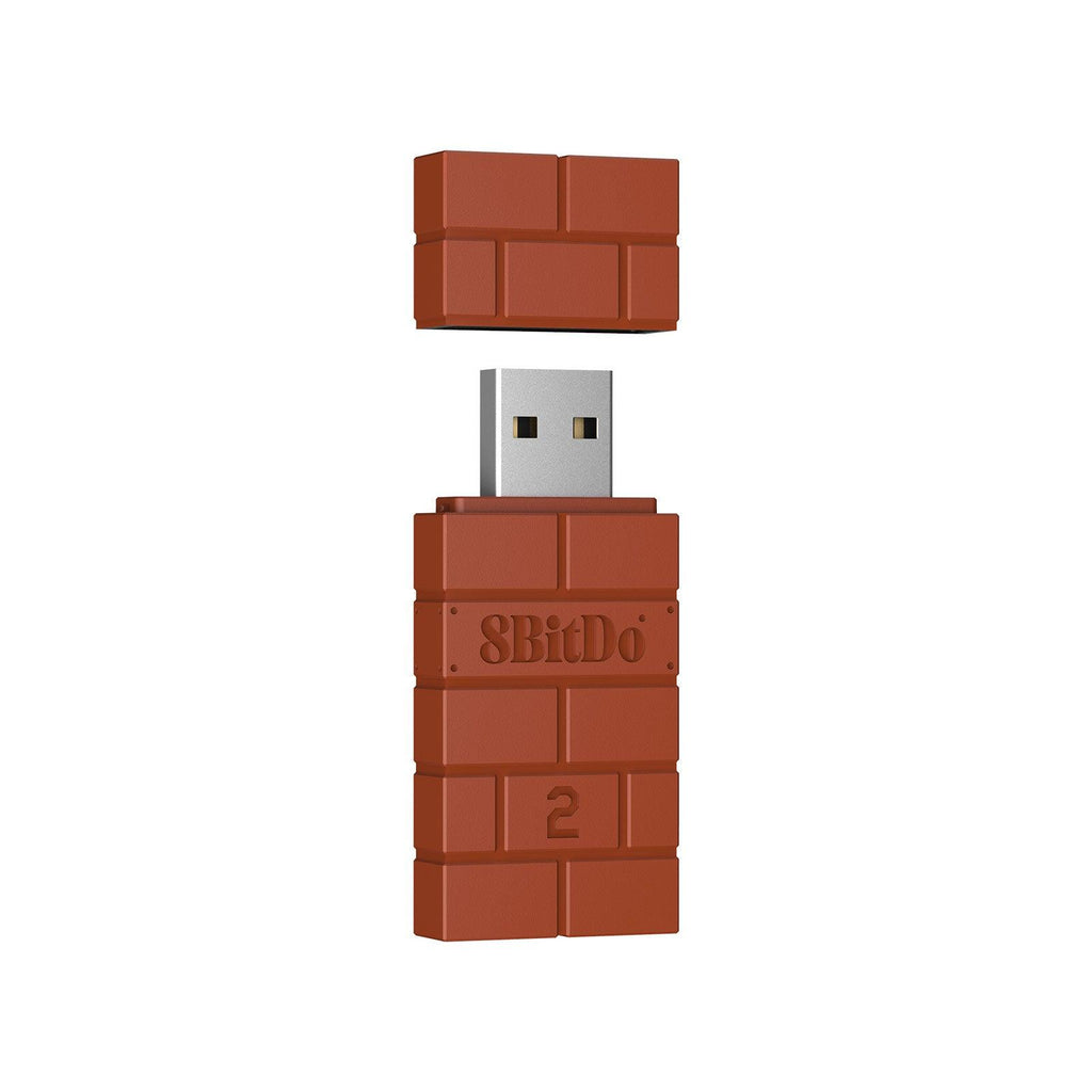 8BitDo Wireless Bluetooth USB Adapter 2 - Adapter Design for Flexible Gaming Connections