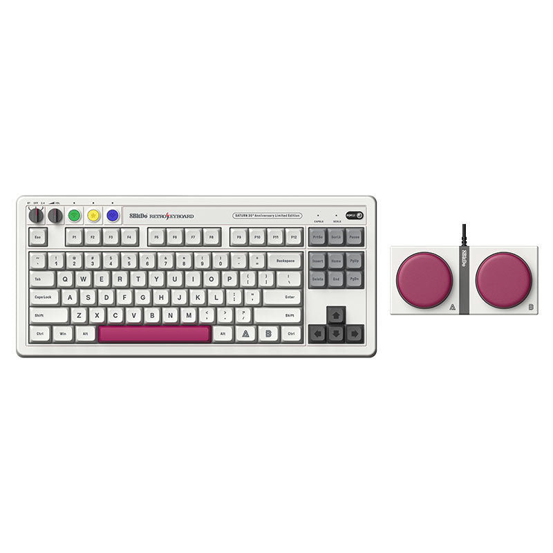 Retro Mechanical Keyboard - S Edition - Keyboard Edition with Practical Mechanical Controls
