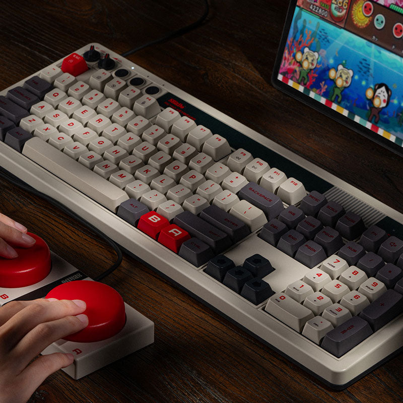 8BitDo Retro 108 Mechanical Keyboard - Keyboard Edition with Practical Mechanical Controls