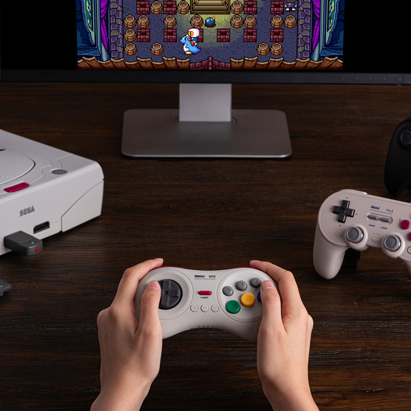 8BitDo Retro Receiver for Saturn - Adapter Design for Flexible Gaming Connections