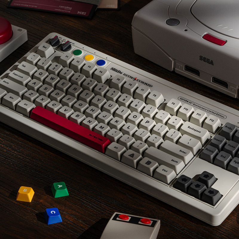 Retro Mechanical Keyboard - S Edition - Keyboard Edition with Practical Mechanical Controls
