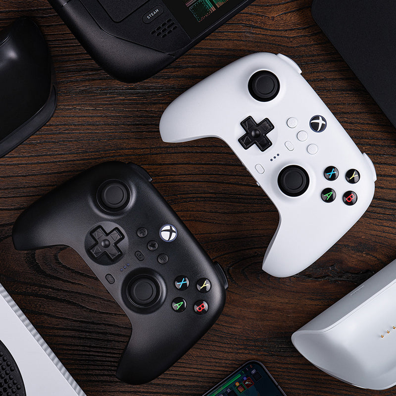 8BitDo Ultimate 3-mode Controller for Xbox (Wired for Xbox Series X|S and Xbox One Wireless for Windows and Android) - Controller Design for Streamlined Gaming Sessions