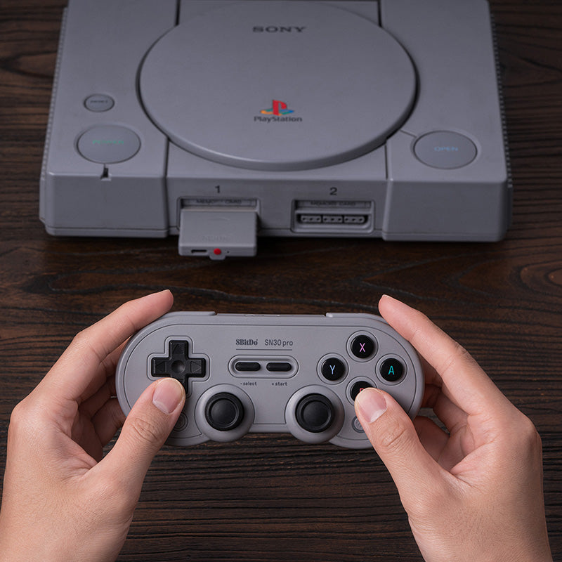 8BitDo Retro Receiver for PS1 PS2 - Adapter Design for Flexible Gaming Connections