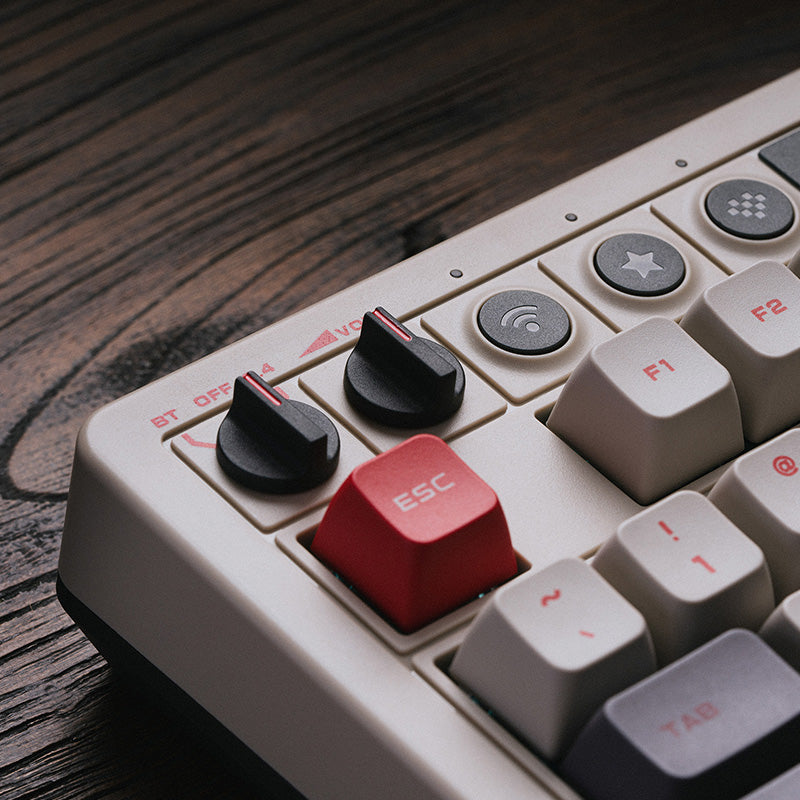 8BitDo Retro Mechanical Keyboard - Keyboard Edition with Practical Mechanical Controls
