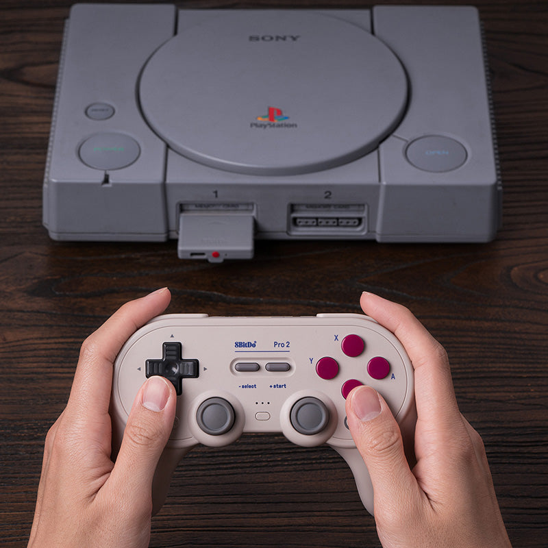 8BitDo Retro Receiver for PS1 PS2 - Adapter Design for Flexible Gaming Connections