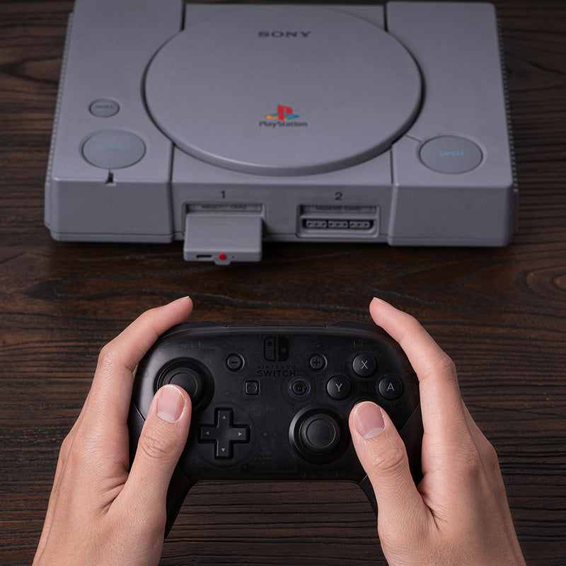 8BitDo Retro Receiver for PS1 PS2 - Adapter Design for Flexible Gaming Connections