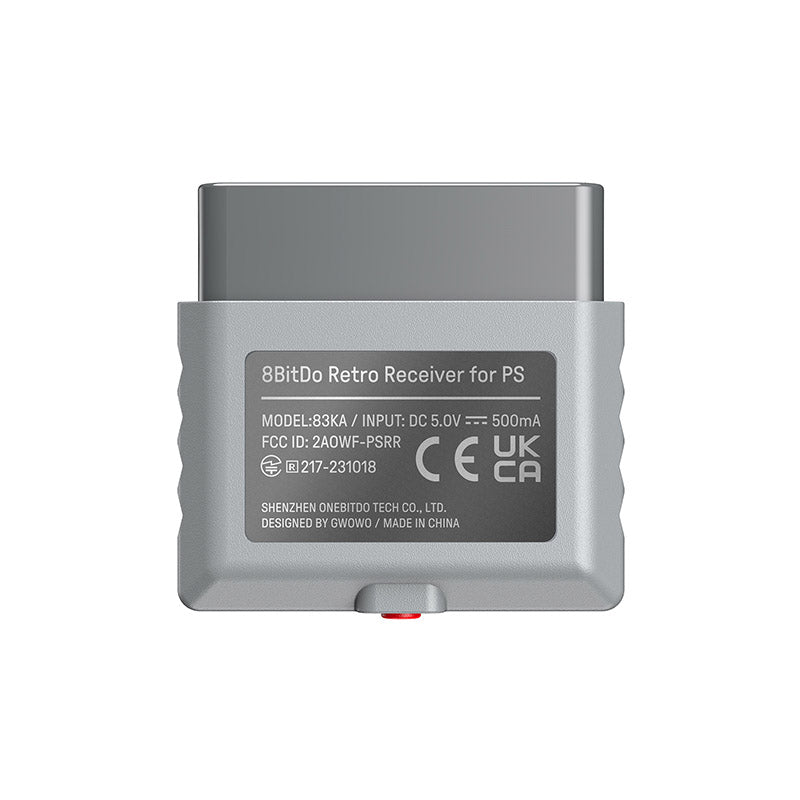 8BitDo Retro Receiver for PS1 PS2 - Adapter Design for Flexible Gaming Connections
