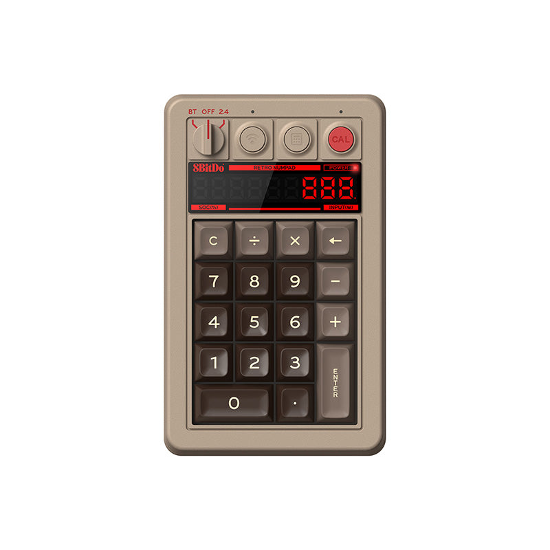 8BitDo Retro 18 Mechanical Numpad - Keyboard Edition with Practical Mechanical Controls