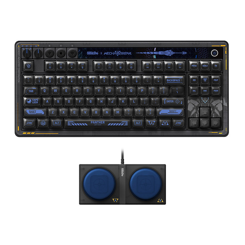 8BitDo Retro 87 Mechanical Keyboard - Mecha BREAK - Keyboard Edition with Practical Mechanical Controls