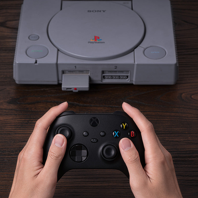 8BitDo Retro Receiver for PS1 PS2 - Adapter Design for Flexible Gaming Connections