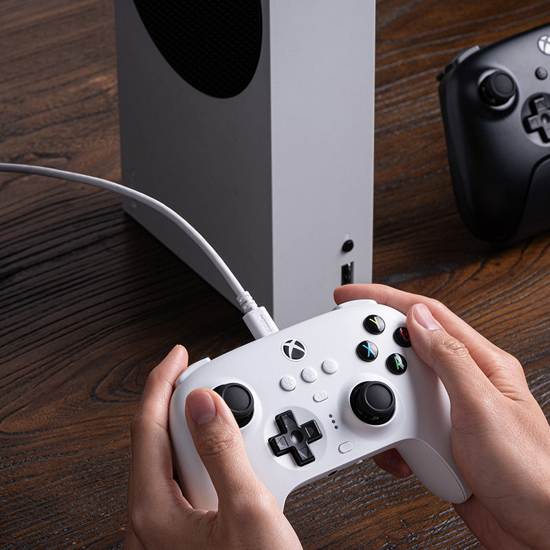 8BitDo Ultimate 3-mode Controller for Xbox (Wired for Xbox Series X|S and Xbox One Wireless for Windows and Android) - Controller Design for Streamlined Gaming Sessions