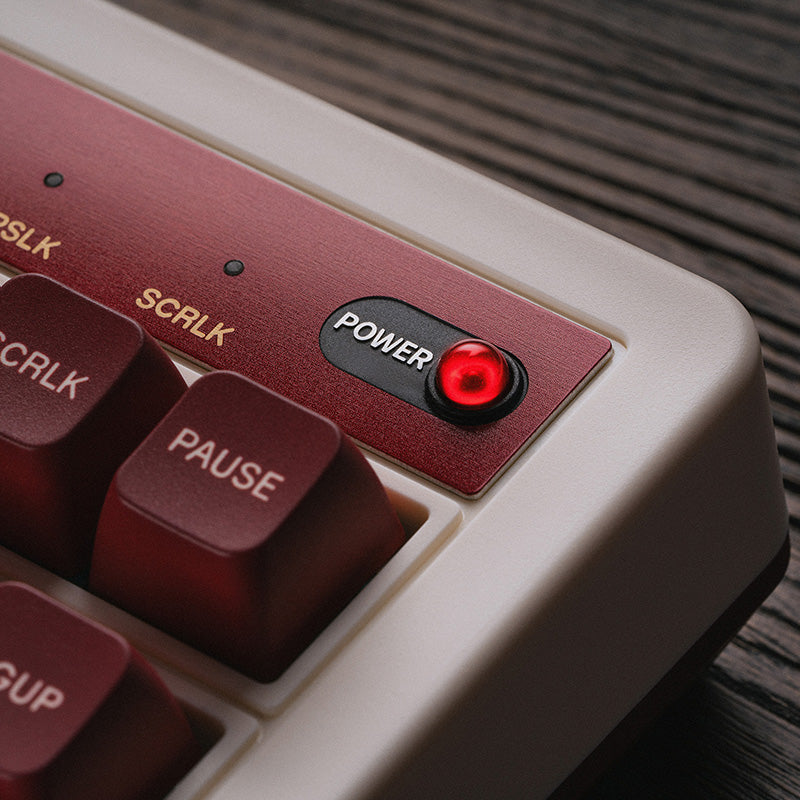 8BitDo Retro Mechanical Keyboard - Keyboard Edition with Practical Mechanical Controls