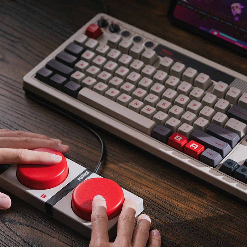 8BitDo Retro Mechanical Keyboard - Keyboard Edition with Practical Mechanical Controls