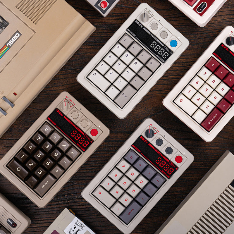 8BitDo Retro 18 Mechanical Numpad - Keyboard Edition with Practical Mechanical Controls