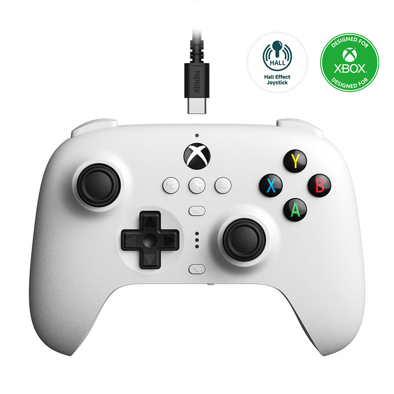8BitDo Ultimate Wired Controller for Xbox (Hall Effect Joystick) - Controller Design for Streamlined Gaming Sessions