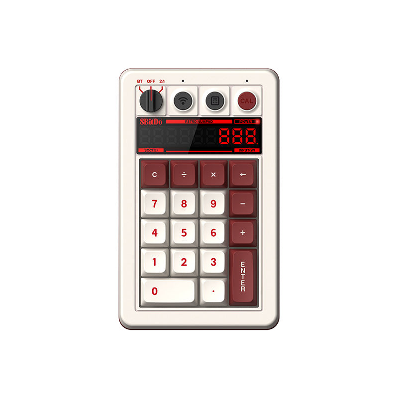 8BitDo Retro 18 Mechanical Numpad - Keyboard Edition with Practical Mechanical Controls