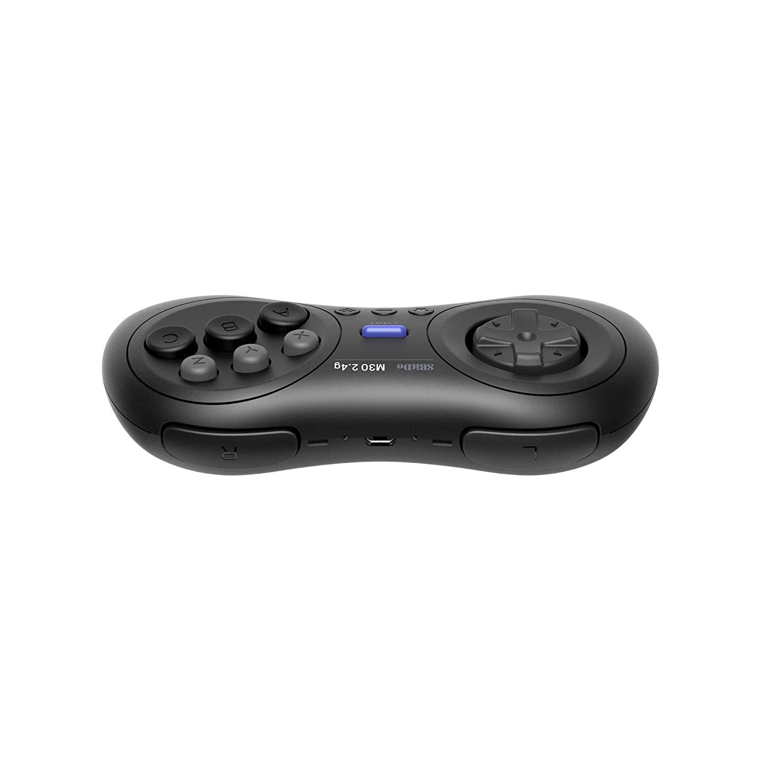 8BitDo M30 2.4G Controller for Sega Genesis & Mega Drive - Controller Design for Streamlined Gaming Sessions