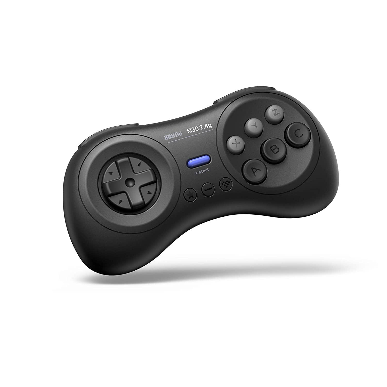 8BitDo M30 2.4G Controller for Sega Genesis & Mega Drive - Controller Design for Streamlined Gaming Sessions