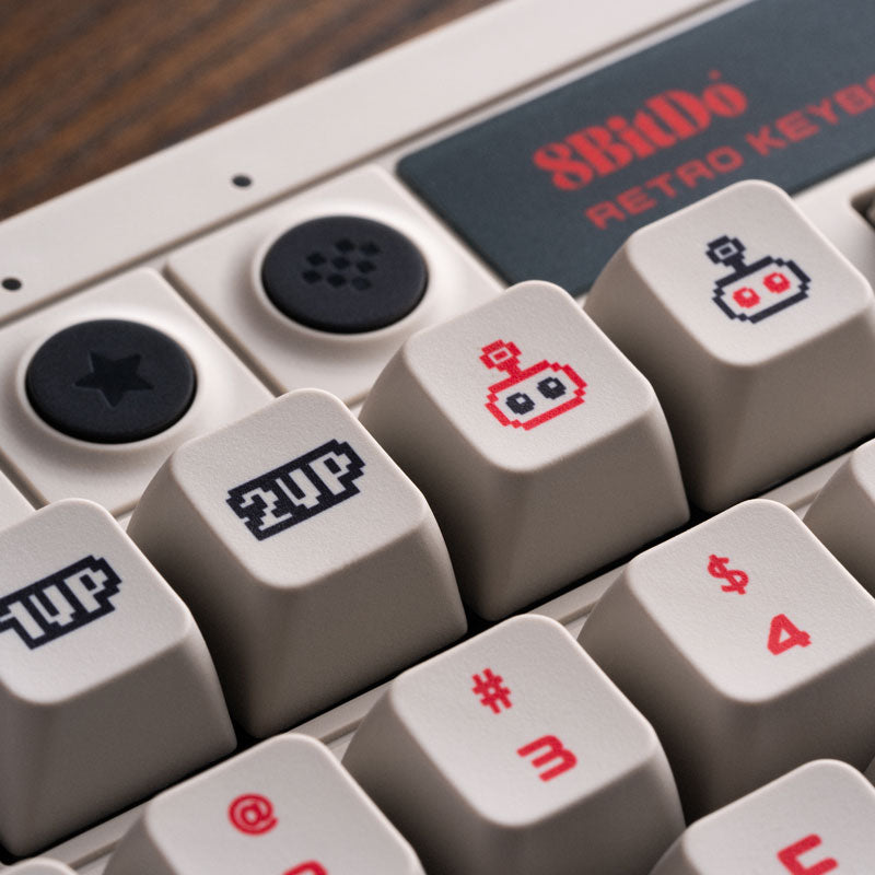 8BitDo Retro Keycaps - Keyboard Styling Set for Supported Mechanical Keys
