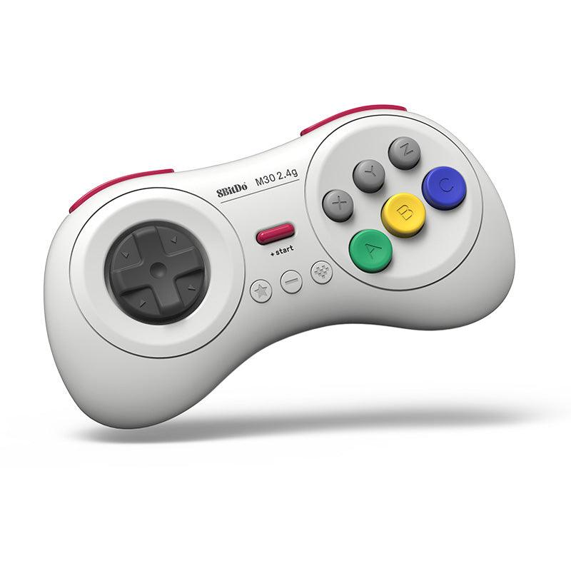 8BitDo M30 2.4G Controller for Sega Genesis Mini & Mega Drive Mini - Controller Design for Streamlined Gaming Sessions