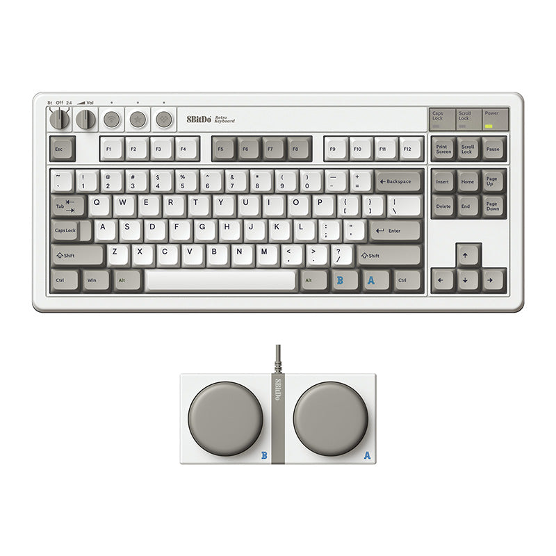 8BitDo Retro Mechanical Keyboard - Keyboard Edition with Practical Mechanical Controls