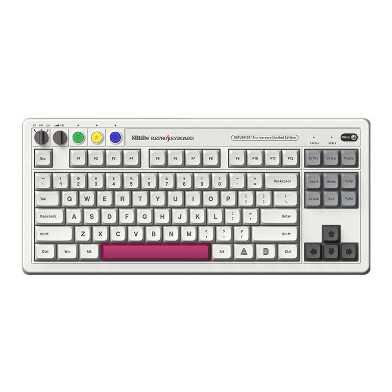 Retro Mechanical Keyboard - S Edition - Keyboard Edition with Practical Mechanical Controls