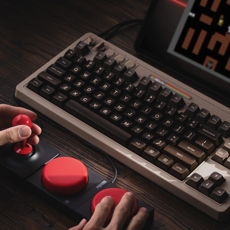 8BitDo Retro Mechanical Keyboard - Keyboard Edition with Practical Mechanical Controls