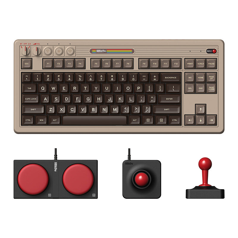 8BitDo Retro Mechanical Keyboard - Keyboard Edition with Practical Mechanical Controls