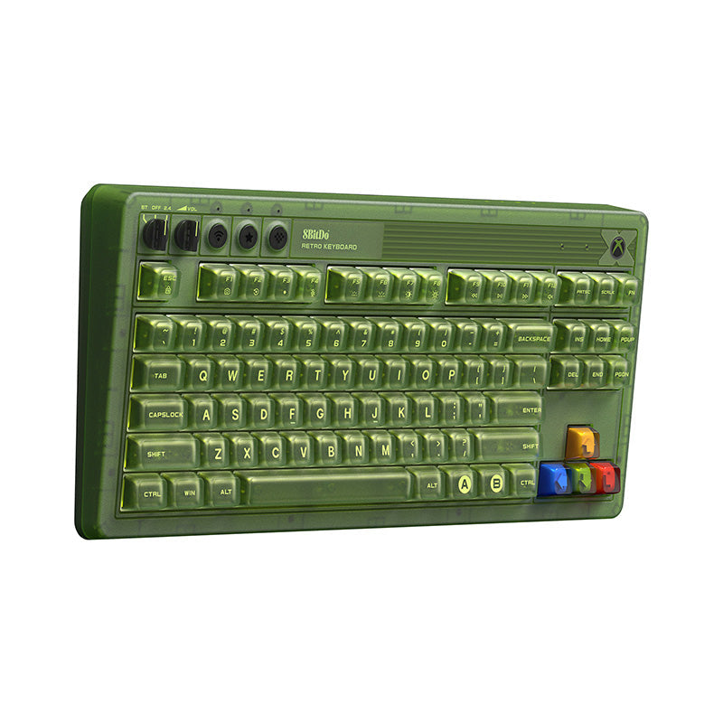 8BitDo Retro 87 Mechanical Keyboard - Xbox Edition - Keyboard Edition with Practical Mechanical Controls