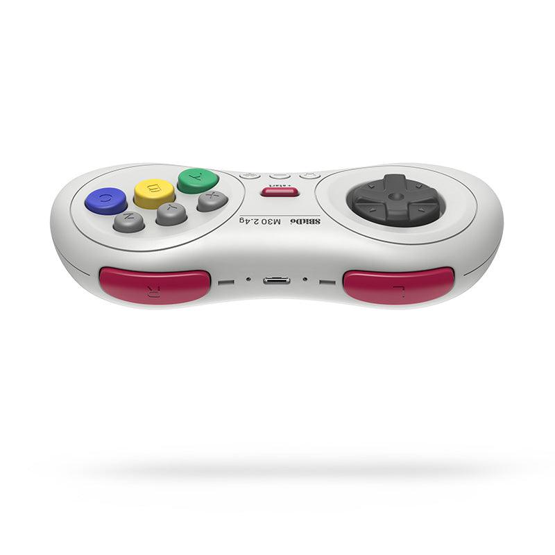 8BitDo M30 2.4G Controller for Sega Genesis Mini & Mega Drive Mini - Controller Design for Streamlined Gaming Sessions