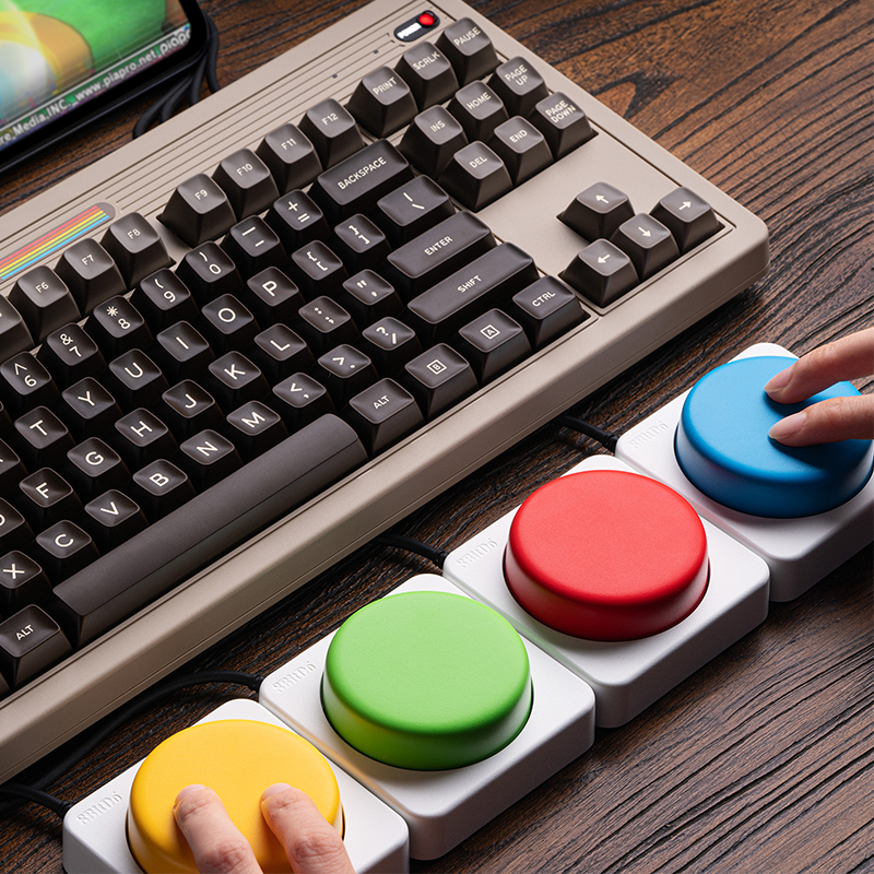 8BitDo Keyboard Extensions - Super Buttons Super ABXY Super Stick - Keyboard Extension Design for Compatible Models