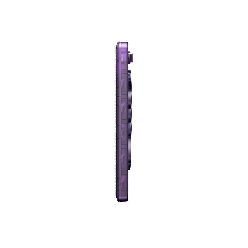8BitDo Arcade Controller - Transparent Purple Signature Edition - Arcade Controller for Flexible Play Sessions
