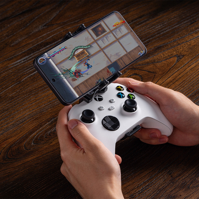8BitDo Mobile Gaming Clip for Xbox Controllers - Controller Clip Edition for Phone-Based Play