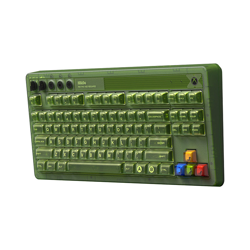 8BitDo Retro 87 Mechanical Keyboard - Xbox Edition - Keyboard Edition with Practical Mechanical Controls